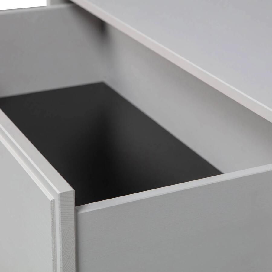 WOOOD TV-meubel Yissa Grenenhout 70cm Wolkengrijs