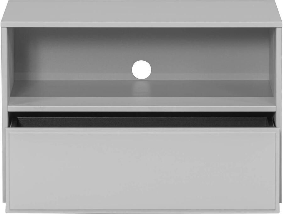 WOOOD | Yissa tv meubel met lade open vak grenen wolkengrijs | Woonkamer meubels | Tv-dressoir | Tv-meubel - Foto 2