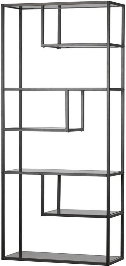 WOOOD | Teun Vakkenkast Zwart 85cm | Woonkamer meubels | KastWandkast - Foto 3