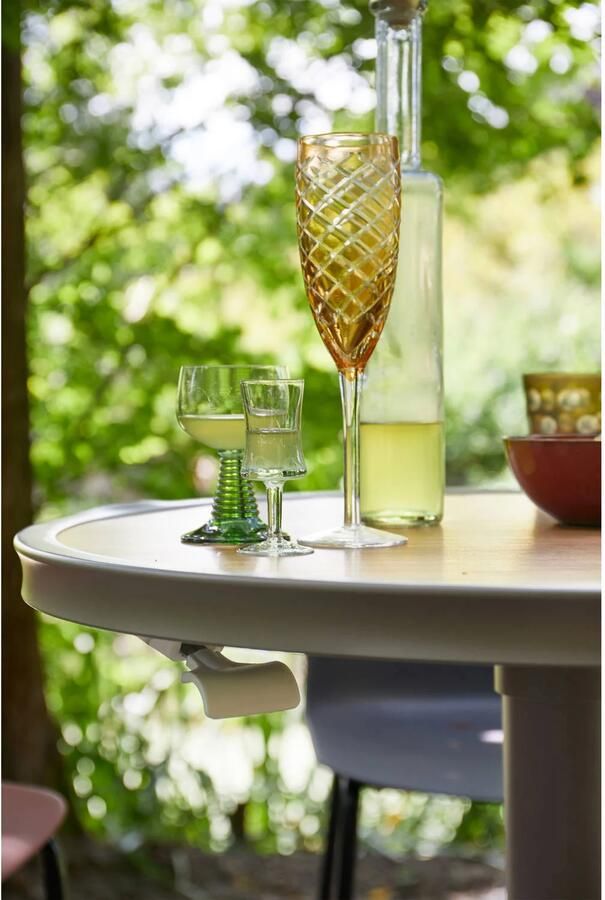 Woood Jeppe Hoogte Verstelbare Tuin Bartafel Aluminium Bruin|Grijs - Foto 2