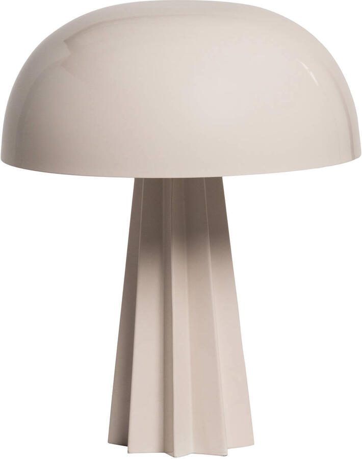 WOOOD Virel tafellamp metaal hoogglans lichtgrijs