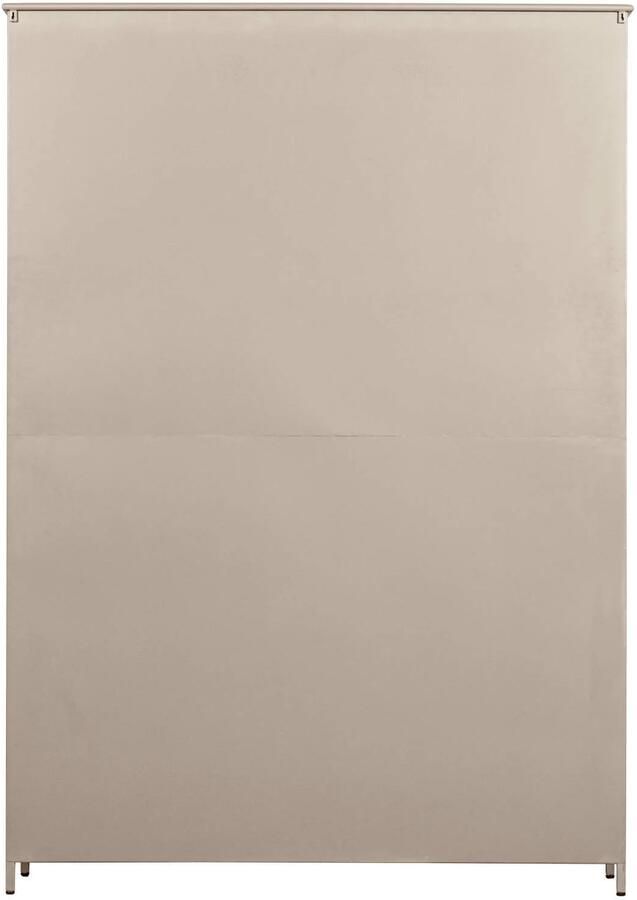 WOOOD | Exhibit xl 3-deurs vitrinekast metaal zand | Woonkamer meubels | Kast | Vitrinekast - Foto 2