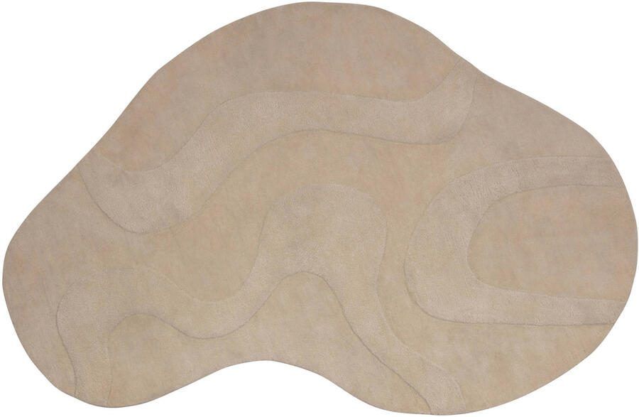 WOOOD Exclusive | Alya Vloerkleed Organisch Milk 170x240cm | Woonaccessoires | Vloerkleed - Foto 4