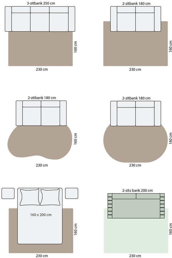 WOOOD | Eric Vloerkleed Multicolor 170x240cm | Woonaccessoires | Vloerkleed - Foto 3