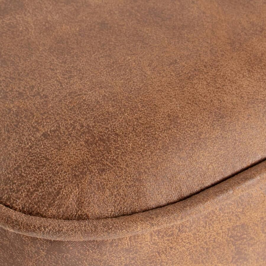 BePureHome | Vogue Barstoel 80cm Leer Cognac | Zitmeubels eetkamer | Barstoel - Foto 2