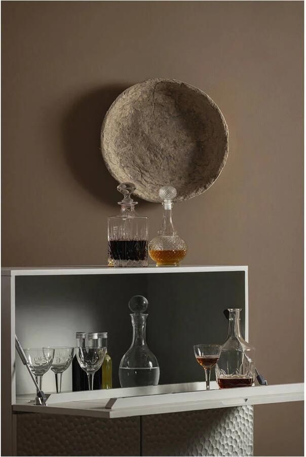 WOOOD Opbergkast Carved Mangohout 146 x 90cm Grijs BePureHome - Foto 7