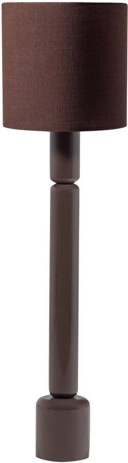 WOOOD Zivian vloerlamp hout hoogglans donkerbruin [fsc]