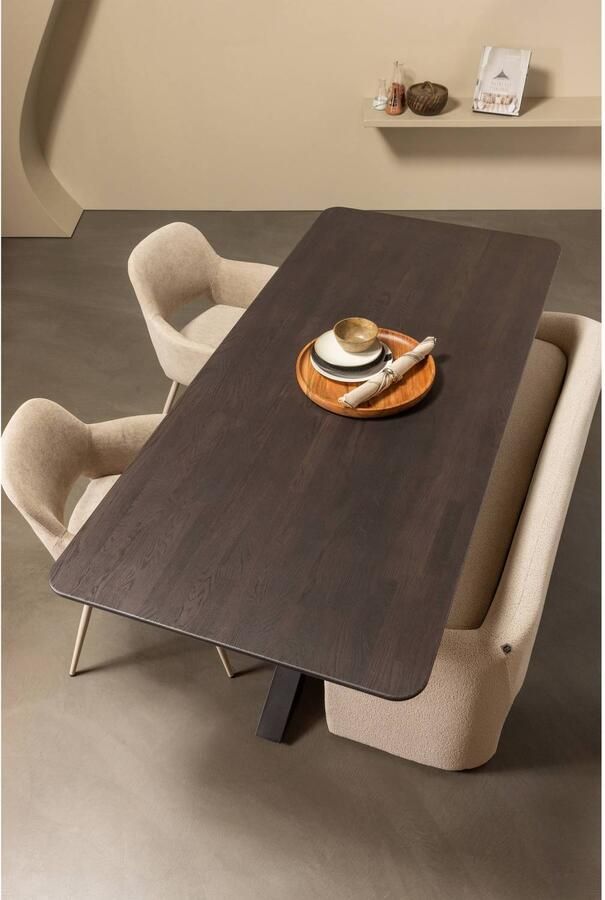 BePureHome | Zone bankje beige | Zitmeubels eetkamer | Eetkamerbank - Foto 7