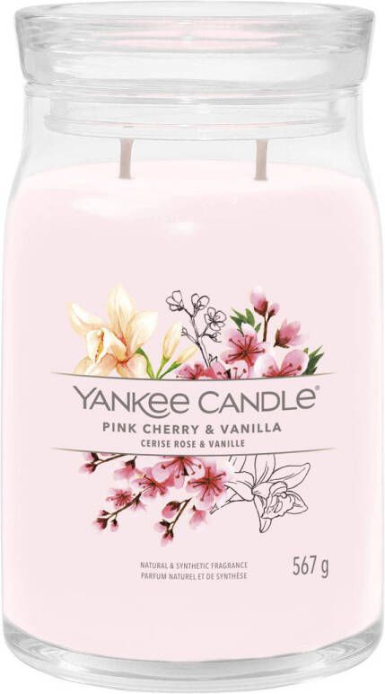 Yankee Candle Pink Cherry & Vanilla Signature Large Jar