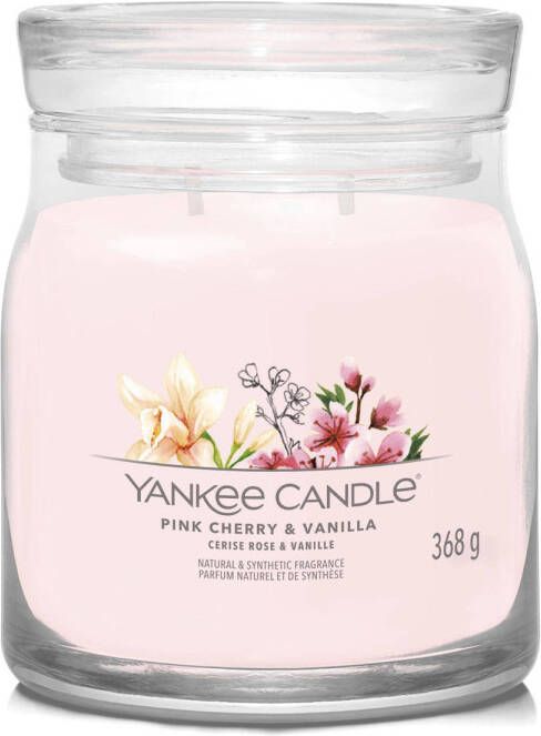 Yankee Candle Signature Yankee Candle Pink Cherry & Vanilla Signature Medium Jar
