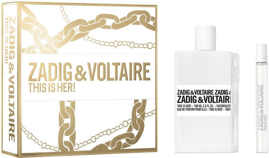 Zadig & Voltaire This is Her! geschenkset eau de parfum 100 ml