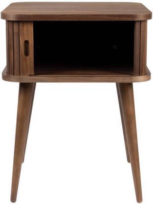 Zuiver | Bijzettafel Barbier Walnut | Woonkamertafels | Bijzettafel - Foto 3