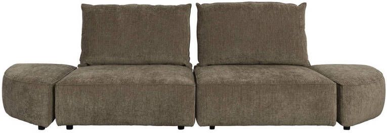Zuiver 3-zits Bank Hunter 318cm Bruin