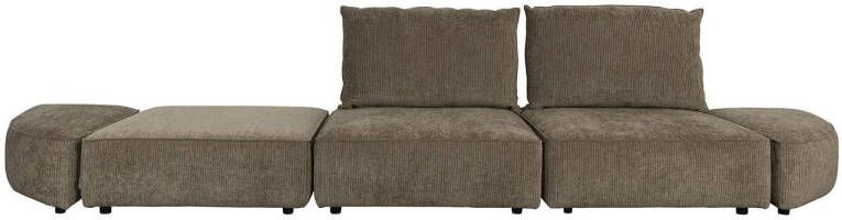 Zuiver Hunter 4 5-zitsbank Moss