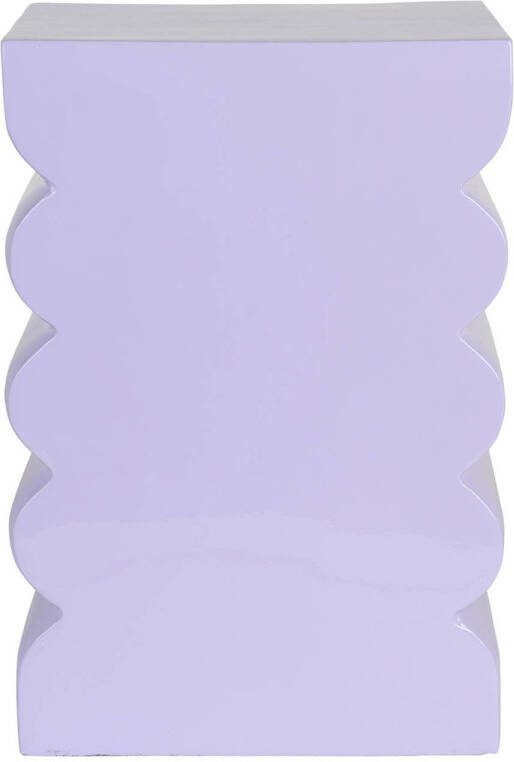 Zuiver Krukje Bijzettafel Curves 30 x 21cm Lila