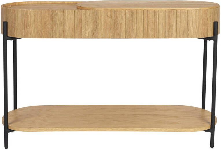 Zuiver Sidetable Slides Eikenhout 120cm Naturel