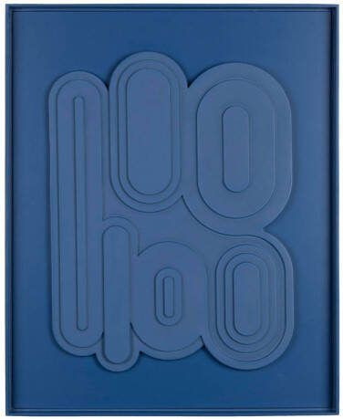 Zuiver | Wall Art August Navy Blue | Woonaccessoires | Wanddecoratie - Foto 3