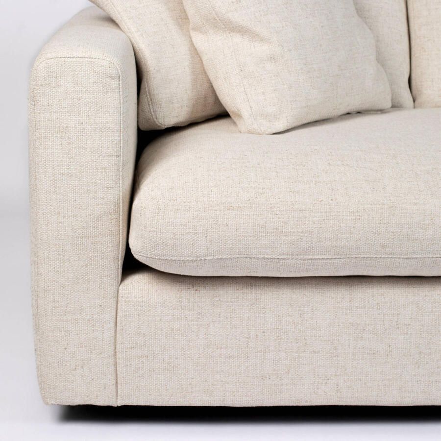 Zuiver | Sense 3-zitsbank Cream | Zitmeubels woonkamer | 3-zitsbank - Foto 5