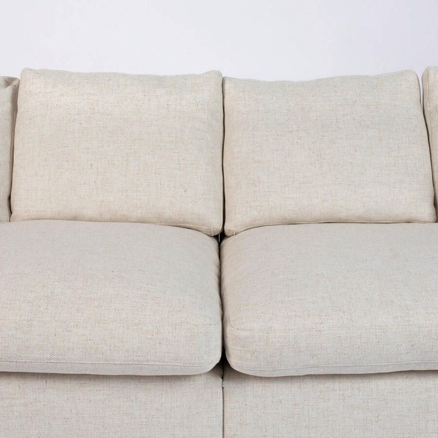 Zuiver | Sense 3-zitsbank Cream | Zitmeubels woonkamer | 3-zitsbank - Foto 4