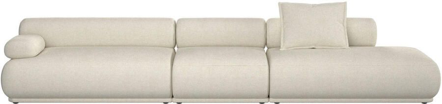 Zuiver 4 5-zits Bank Rembrandt 455cm Links Ribstof Beige