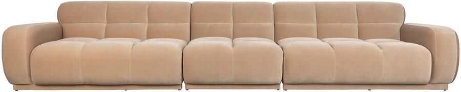 Zuiver 6-zitsbank Hazel beige