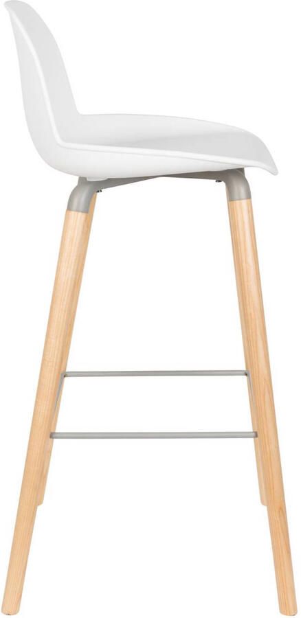 Zuiver Albert Kuip Barkruk 75 cm Wit Set van 2 - Foto 4