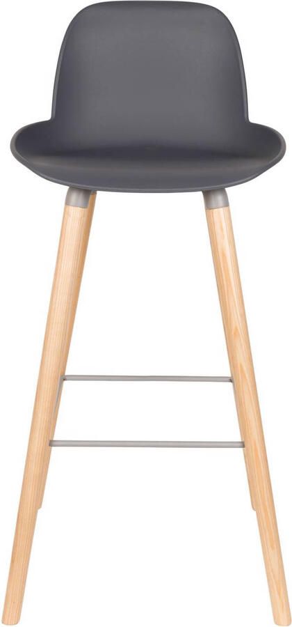 Zuiver Albert Kuip Barkruk 75 cm Donkergrijs Set van 2