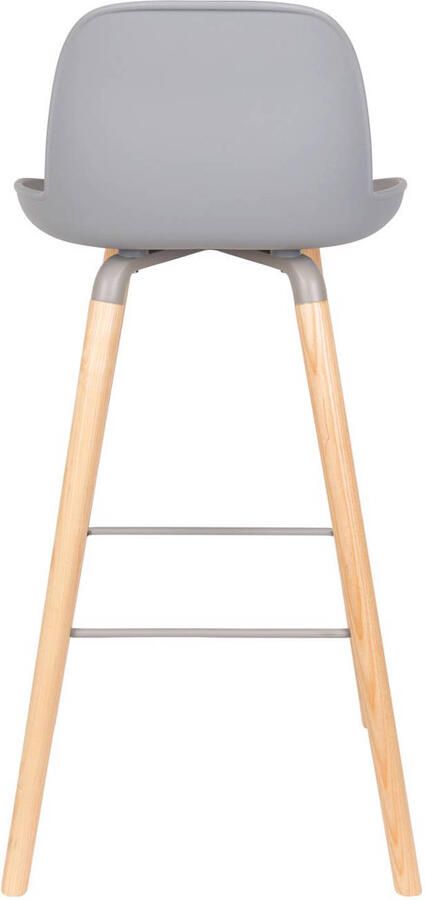 Zuiver Albert Kuip Barkruk 75 cm Lichtgrijs Set van 2