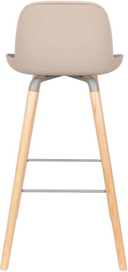 Zuiver Albert Kuip Barkruk 75 cm Taupe Set van 2