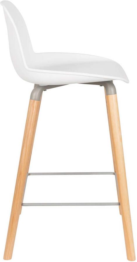 Zuiver Albert Kuip Barkruk 65 cm Wit Set van 2