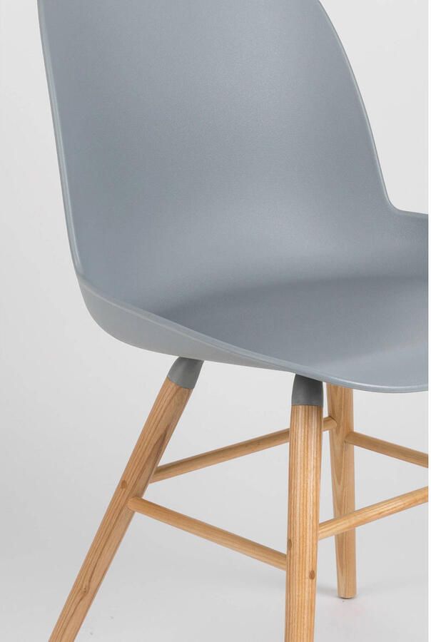 Zuiver Albert Kuip Eetkamerstoelen Lichtgrijs Set van 2