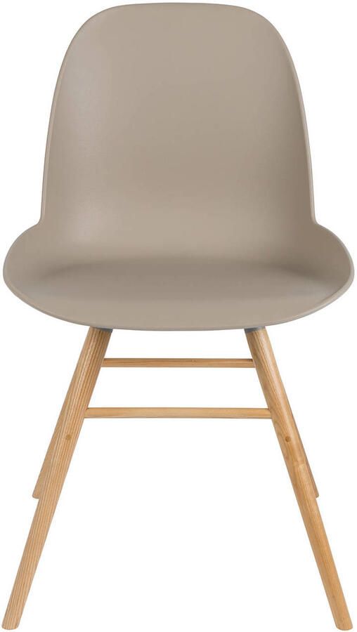 Zuiver Albert Kuip Eetkamerstoelen Taupe Set van 2
