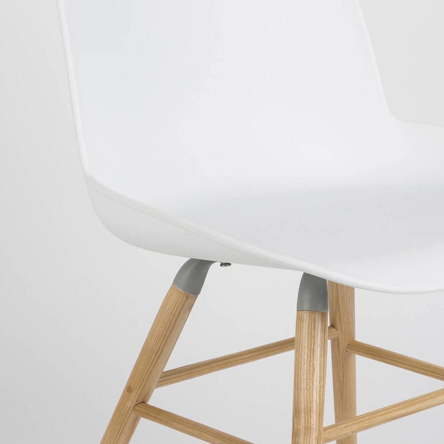 Zuiver Albert Kuip Eetkamerstoelen Wit Set van 2 - Foto 3