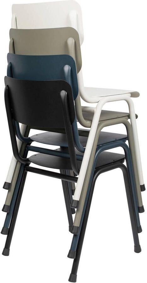 Zuiver Back To School Tuinstoelen Stapelbaar Groen Set van 2 - Foto 4