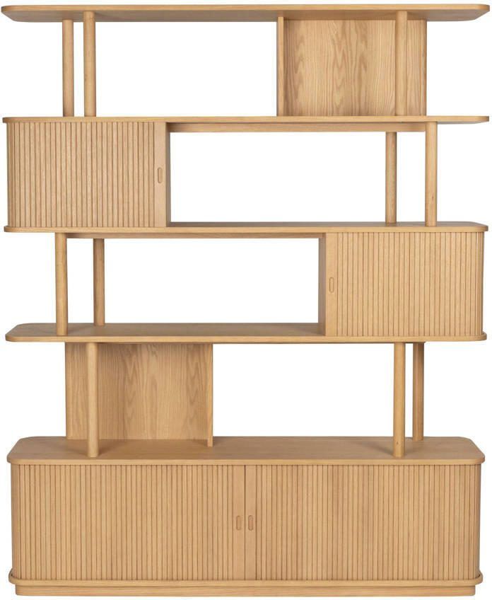Zuiver Boekenkast Barbier Essen 195 x 160cm Naturel