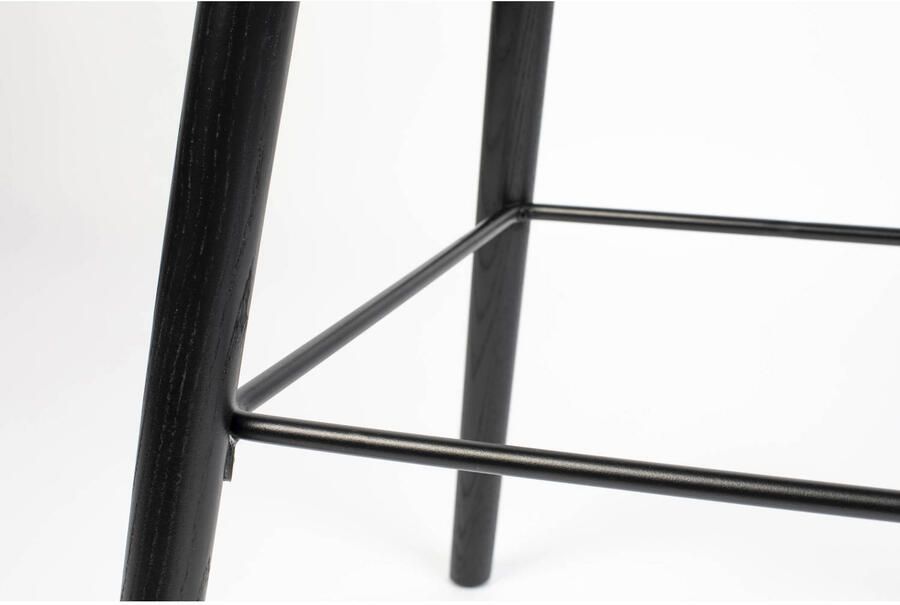 Zuiver Albert Kuip Barkruk 75 cm Zwart Set van 2 - Foto 4