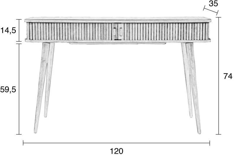 Zuiver | Wandtafel Barbier Black | Woonkamertafels | Wandtafel - Foto 4