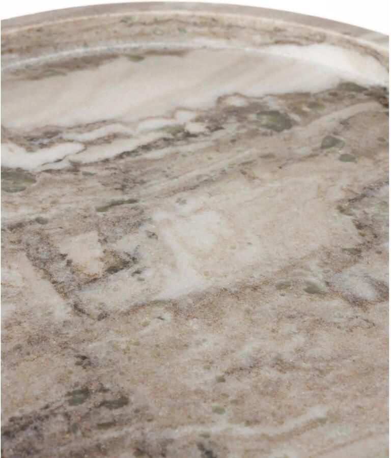 Zuiver Ronde Bijzettafel Cosmopolitan Marmer 40cm Bruin - Foto 2