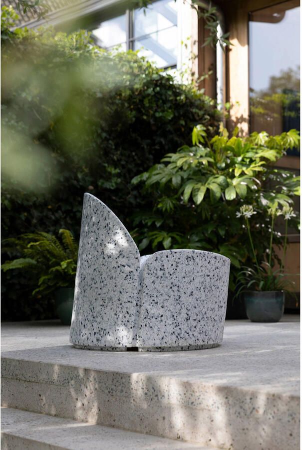 Zuiver | Fauteuil Bloom White-terrazzo | Tuinmeubelen | Lounge tuinstoel - Foto 2