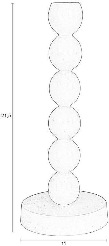 Zuiver Bubbles kandelaar One Shiny Beige - Foto 3