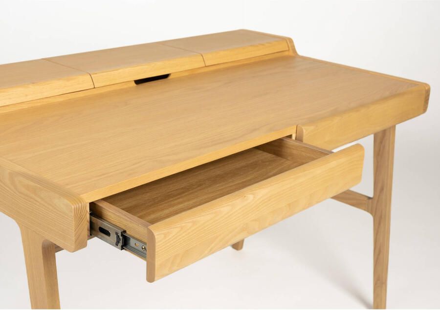 Zuiver | Bureau Kaat Natural | Woonkamertafels | Bureau - Foto 2