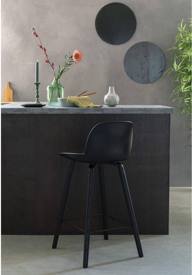 Zuiver Albert Kuip Barkruk All Black 66 cm Set van 2