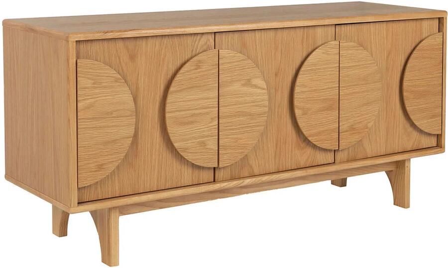 Zuiver | Dressoir Groove 3 Drs Natural Oak | Woonkamer meubels | Dressoir