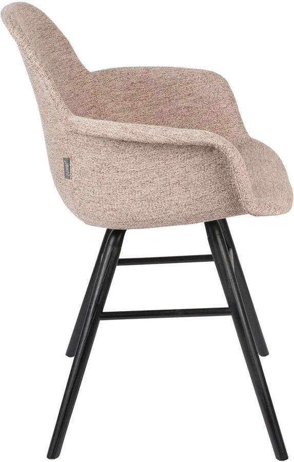 Zuiver Albert Kuip Soft Eetkamerstoelen armleuning Beige Set van 2
