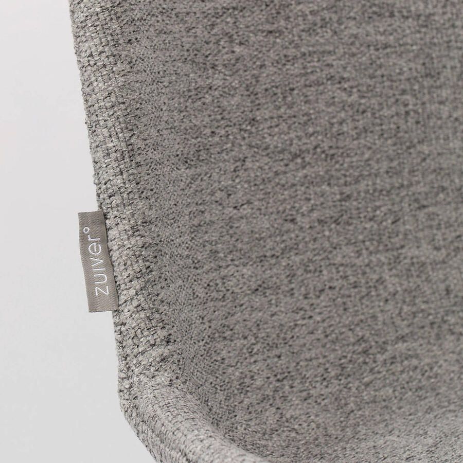 Zuiver Albert Kuip Soft Eetkamerstoelen Lichtgrijs Set van 2 - Foto 2