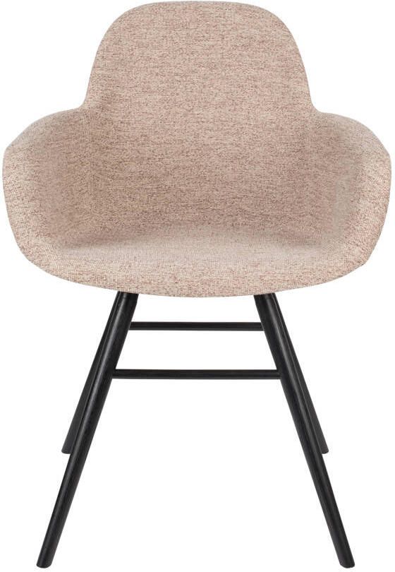Zuiver Albert Kuip Soft Eetkamerstoelen armleuning Beige Set van 2 - Foto 4