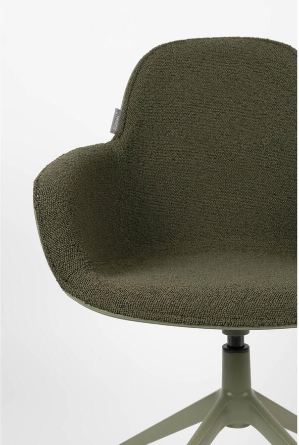 Zuiver | Armstoel Albert Kuip Swivel Green | Zitmeubels eetkamer | Armstoel - Foto 4