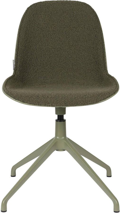 Zuiver | Eetkamerstoel Albert Kuip Swivel Green | Zitmeubels eetkamer | Eetkamerstoel - Foto 3