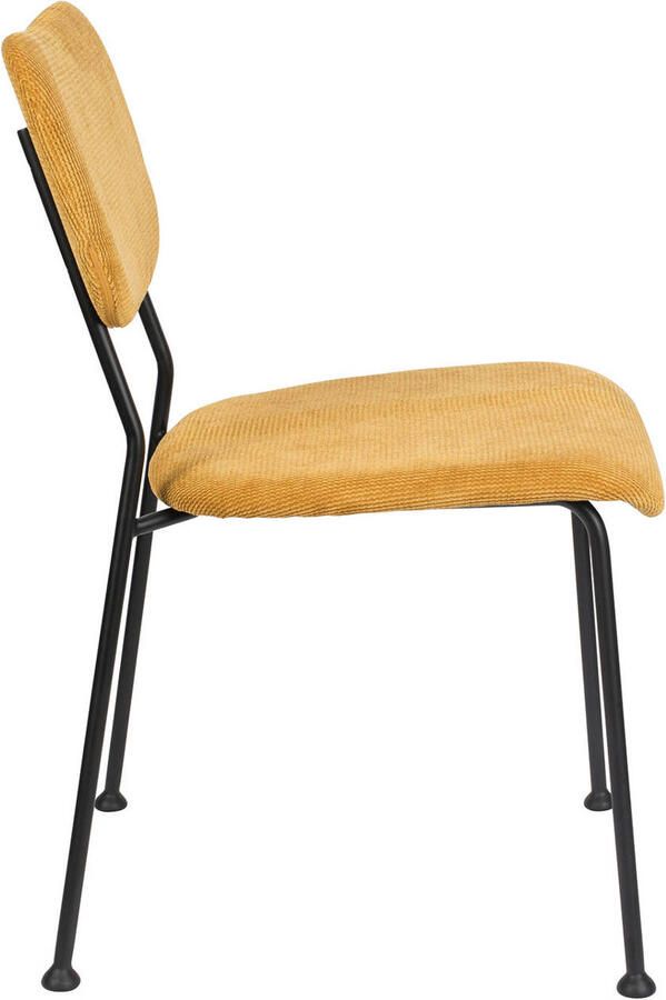Zuiver Benson Eetkamerstoelen Oker Set van 2 Geel