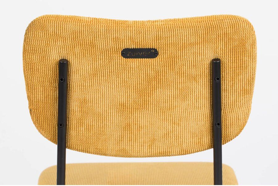Zuiver Benson Eetkamerstoelen Oker Set van 2 Geel - Foto 4